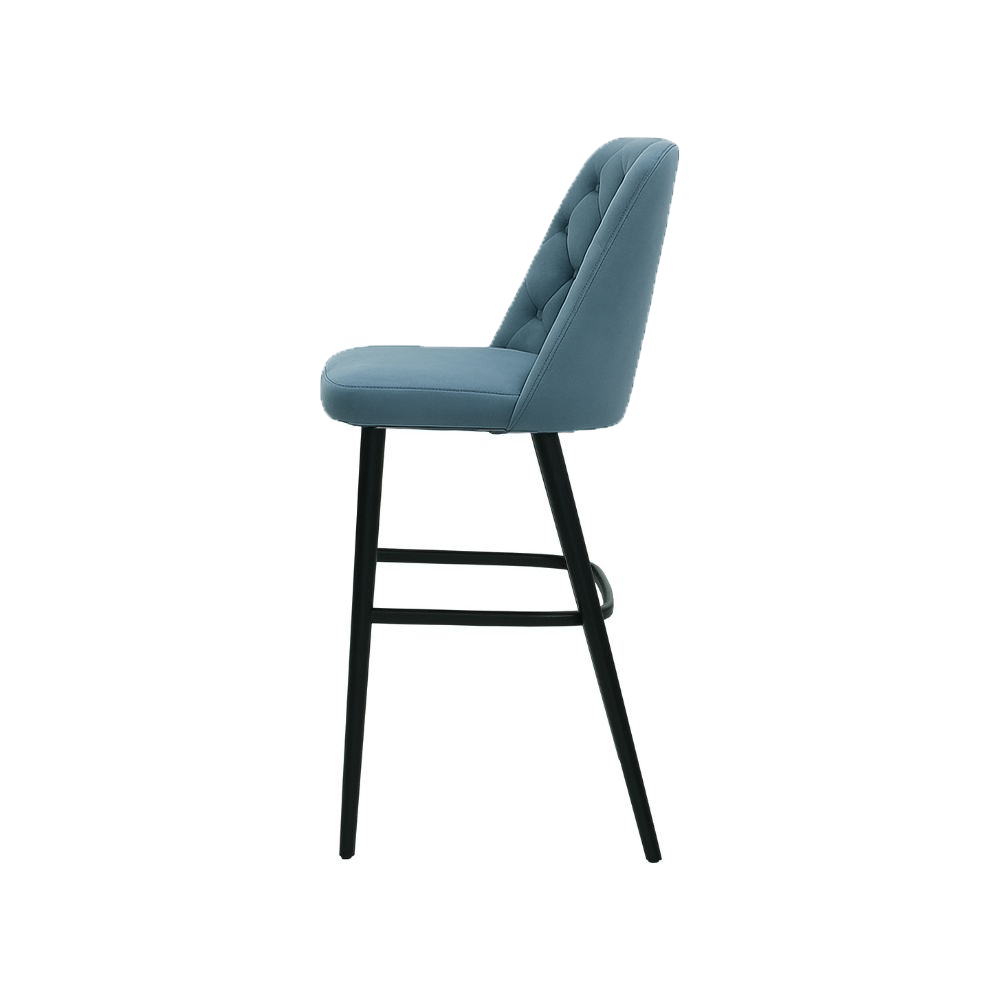 Scaun bar catifea BEJ | model SCOT