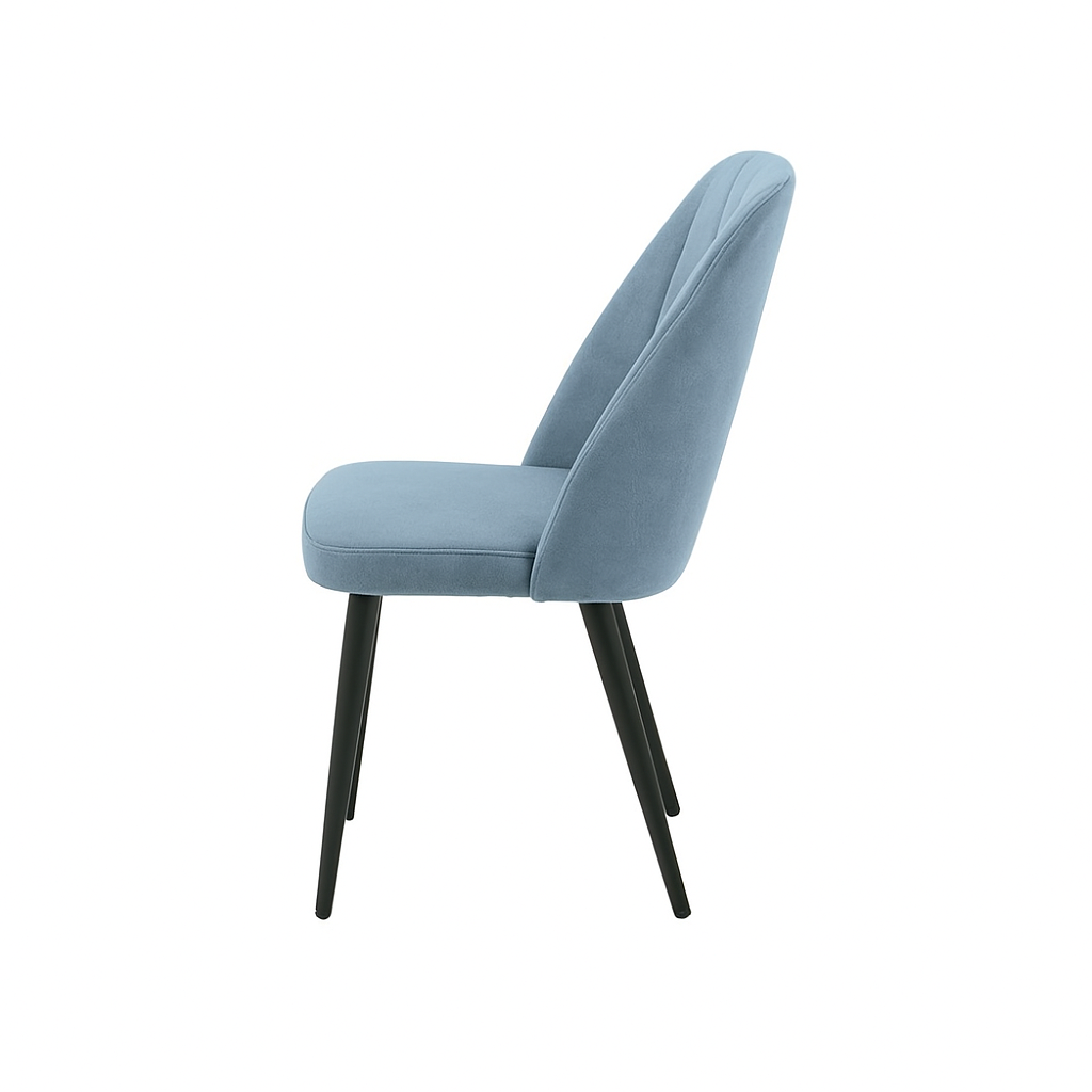 Scaun catifea GALBENA | model CREA