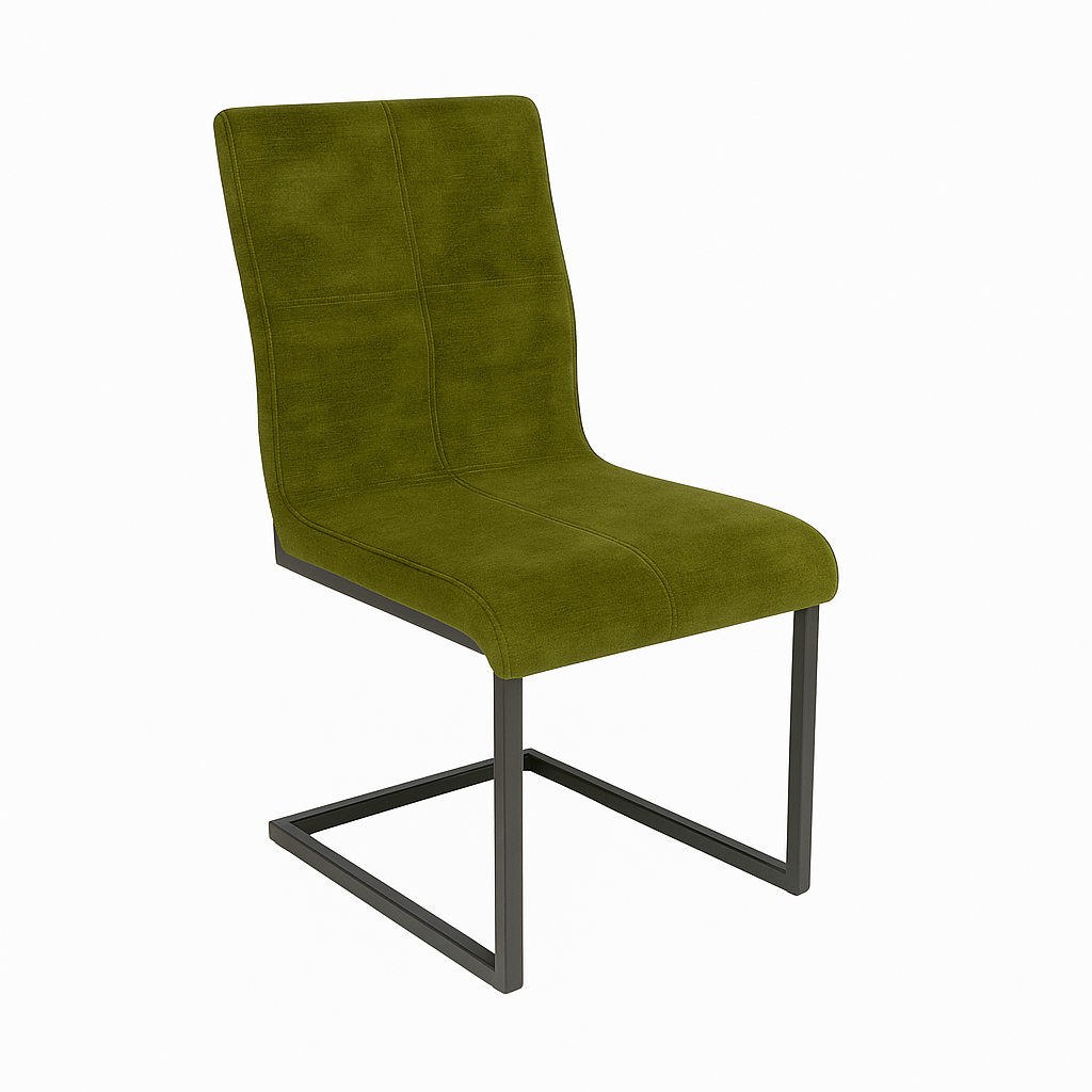 Scaun catifea GRI | model INDU QUADRANT A