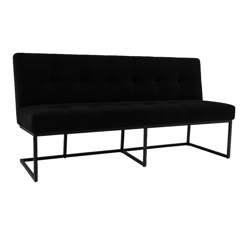 Bancheta catifea  CABALLERO culoare NEGRU