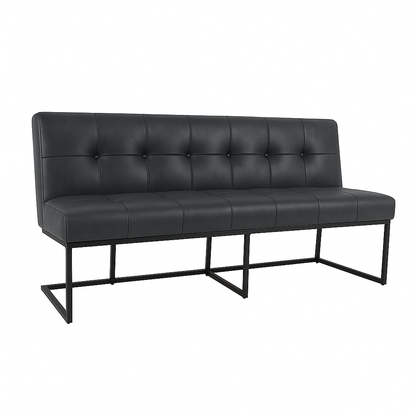Bancheta piele  CABALLERO culoare ANTRACIT