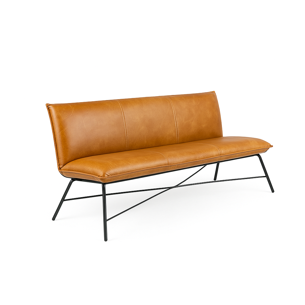 Bancheta piele FLIP culoare MARO DESCHIS