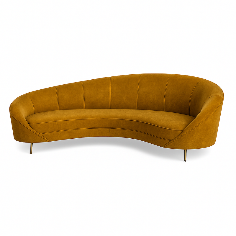 Canapea YAN catifea MARO DESCHIS