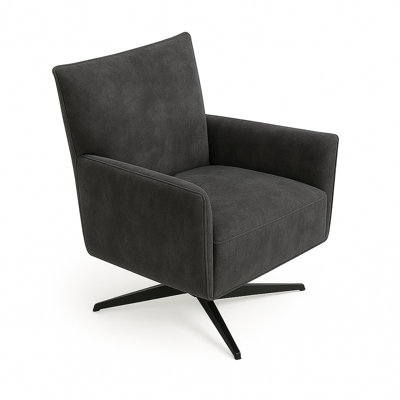 Fotoliu catifea GRI | model CONFI