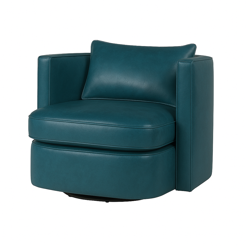 Fotoliu piele ALBASTRA | model DAVIDE