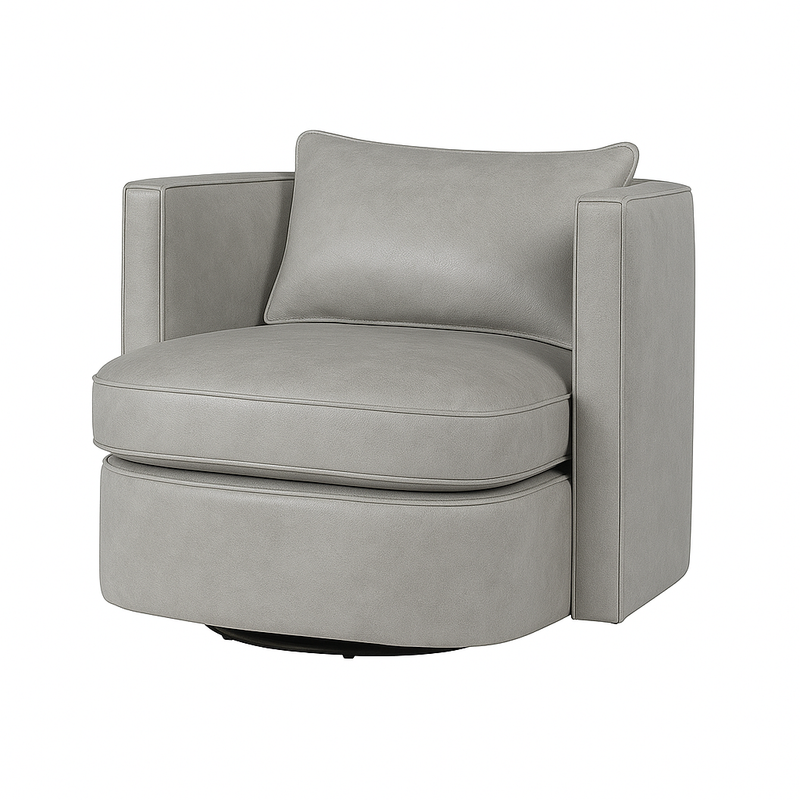 Fotoliu piele GRI | model DAVIDE