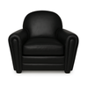 Fotoliu piele NEAGRA model MARA