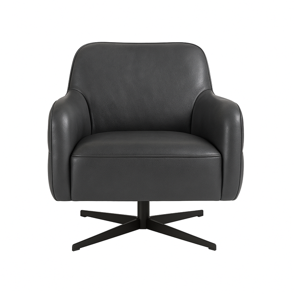 Fotoliu piele ANTRACIT | model RICO