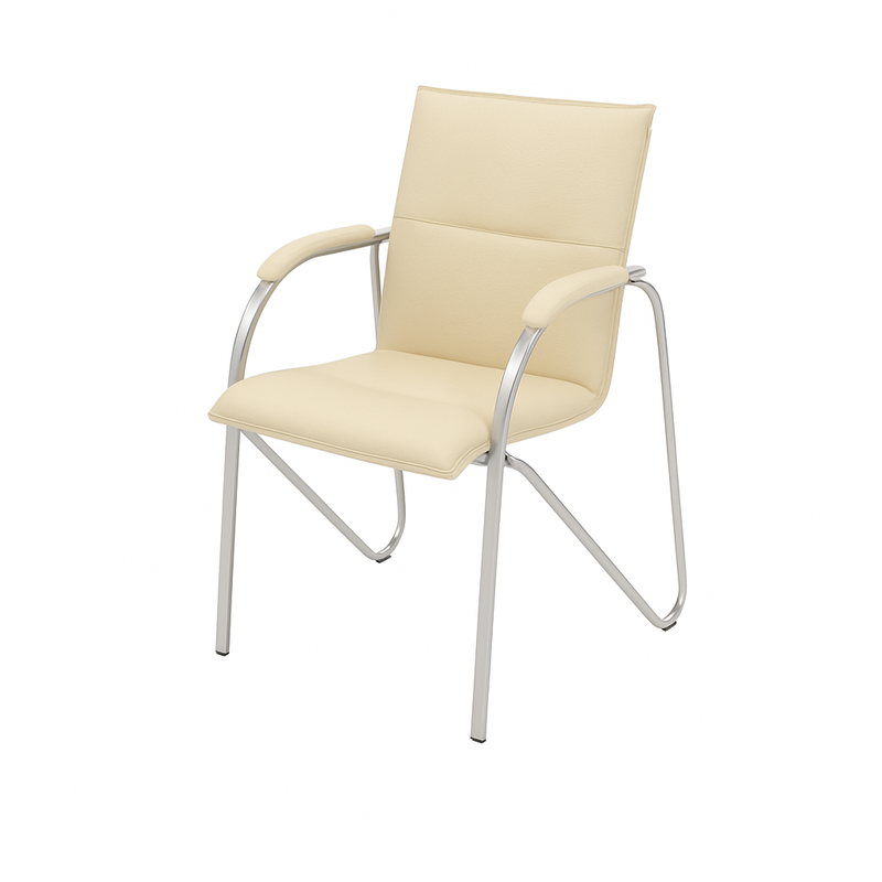 Scaun birou piele BEJ | model META