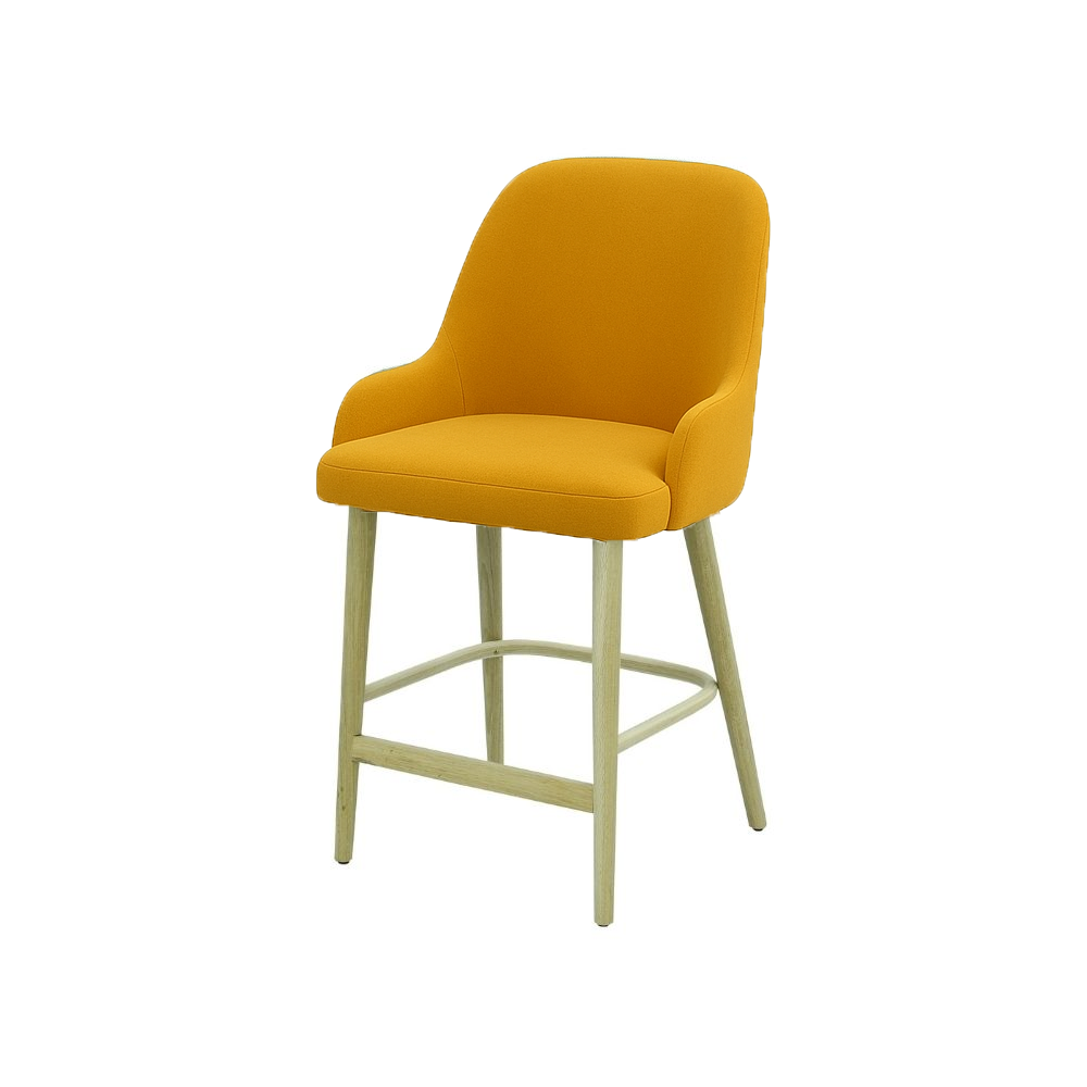 Scaun bar catifea ALBASTRA | model ROCCO