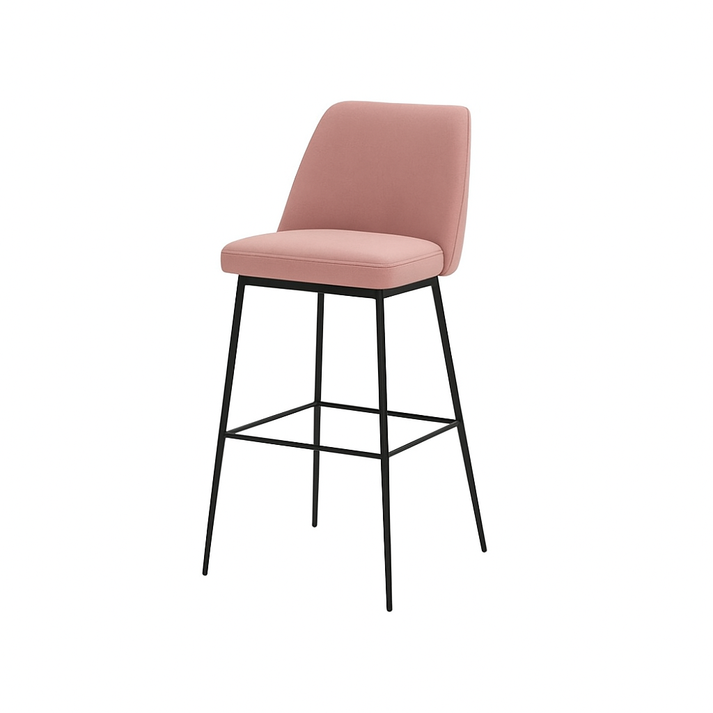 Scaun bar catifea | model SOLO