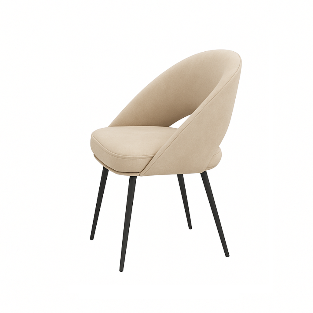 Scaun catifea BEJ | model LAVA