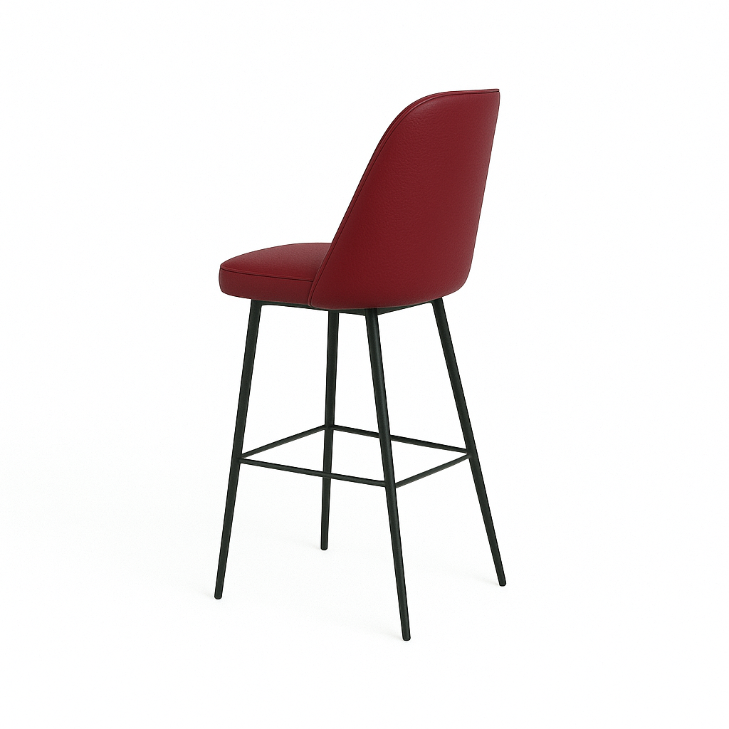 Scaun bar piele naturala ALBA | model FOX