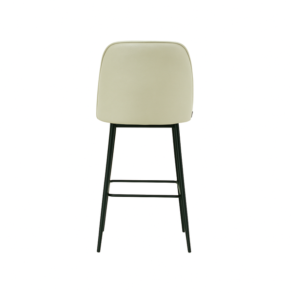 Scaun bar piele naturala BEJ | model FOX