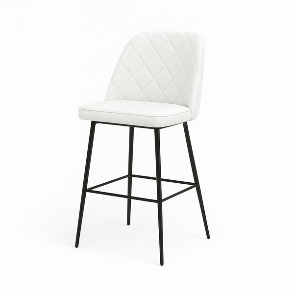 Scaun bar piele naturala BEJ | model FOX