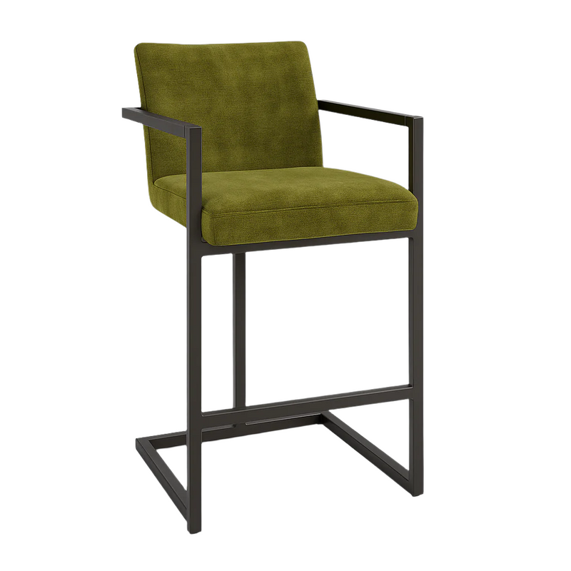 Scaun bar catifea VERDE model FLEET