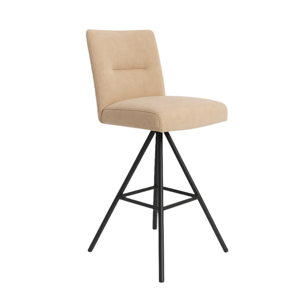 Scaun bar catifea BEJ | model INDU