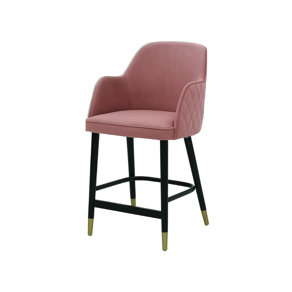 Scaun bar catifea ALBASTRA | model PINO X