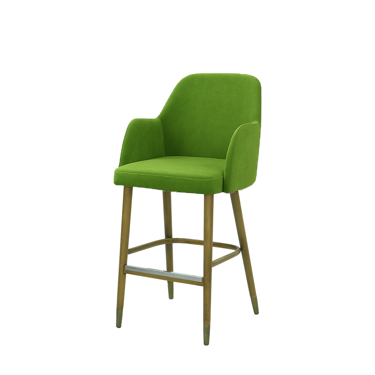 Scaun bar catifea ALBASTRA | model PINO