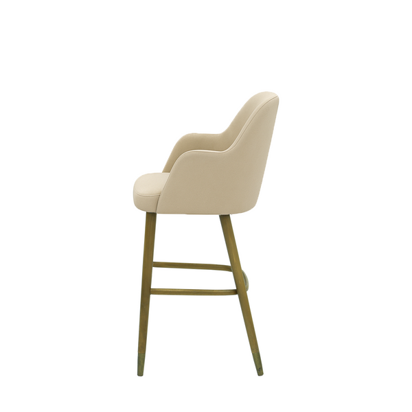 Scaun bar catifea BEJ | model PINO