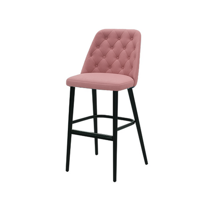 Scaun bar catifea ALBASTRA | model SCOT