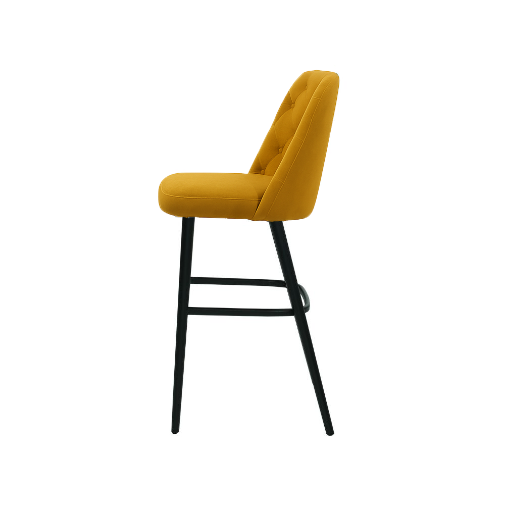 Scaun bar catifea VERDE | model SCOT