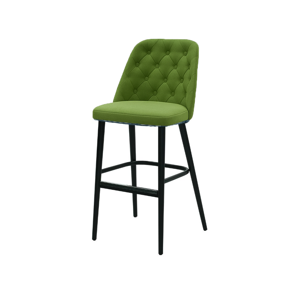 Scaun bar catifea BEJ | model SCOT