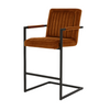 Scaun bar catifea MARO model TRUM