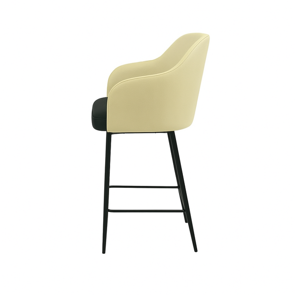 Scaun bar piele BEJ | model ALEX