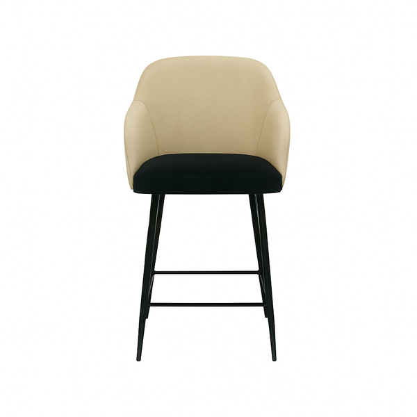 Scaun bar piele BEJ | model ALEX