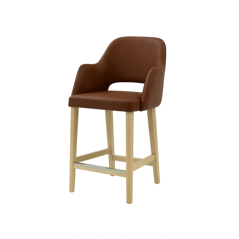 Scaun bar piele MARO | model APRIL