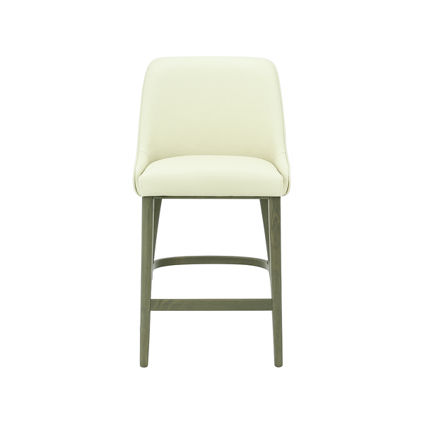 Scaun bar piele naturala BEJ | model GINA