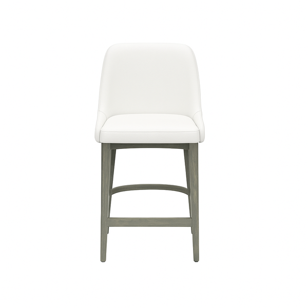 Scaun bar piele naturala BEJ | model GINA