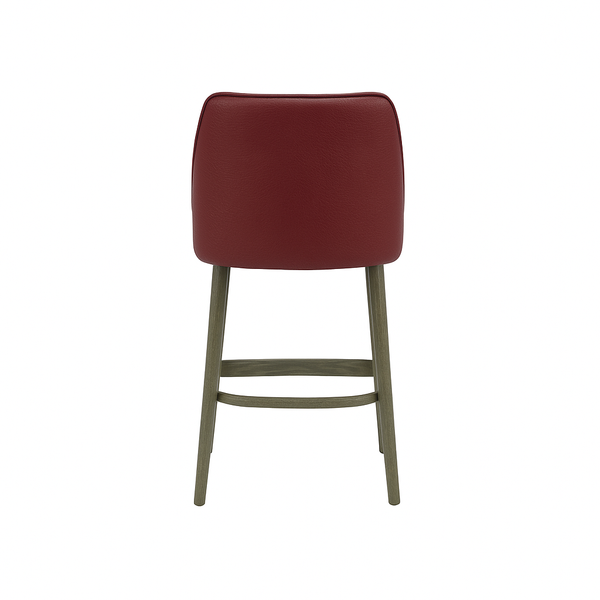 Scaun bar piele naturala BEJ | model GINA