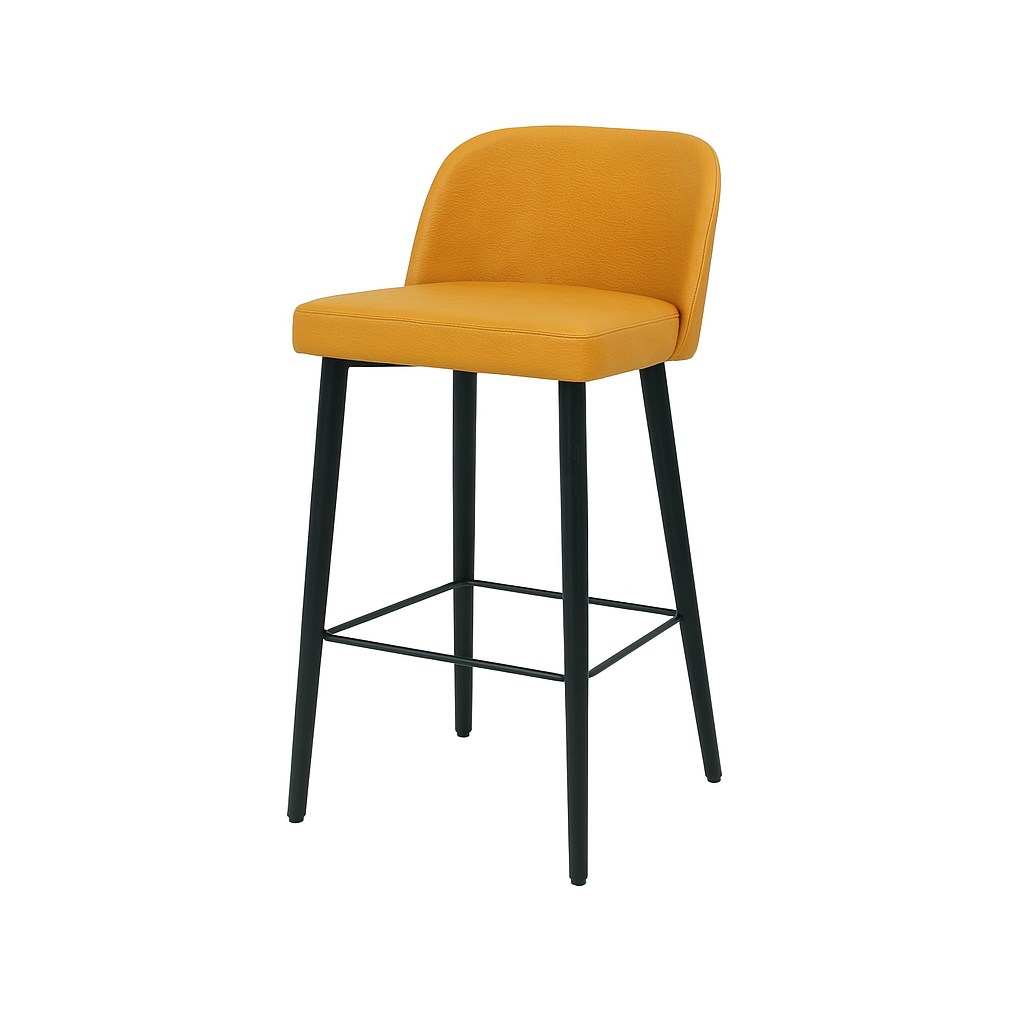 Scaun bar piele GALBENA | model IVA