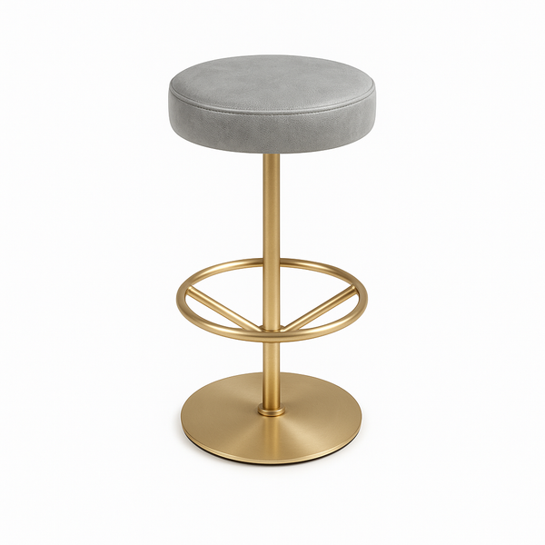 Scaun bar piele GRI | model JANA