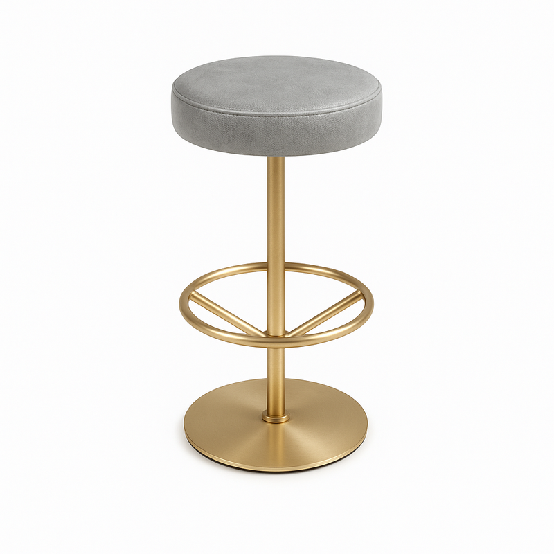 Scaun bar piele GRI | model JANA