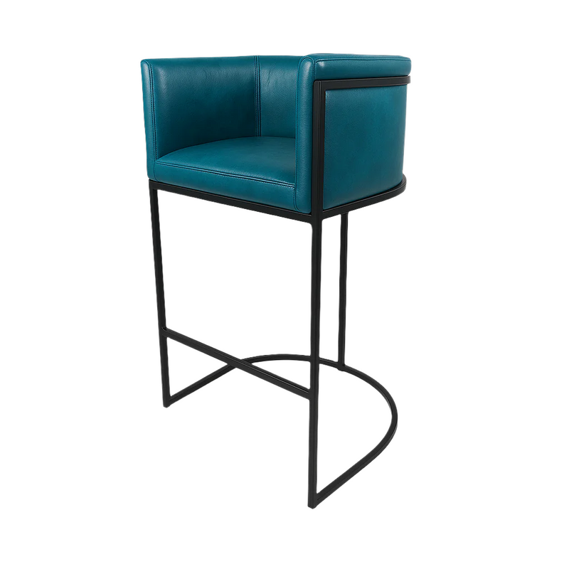 Scaun bar piele TURCOAZ | model NINO