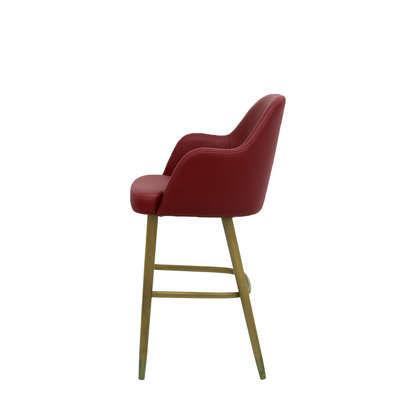 Scaun bar piele BORDO | model PINO