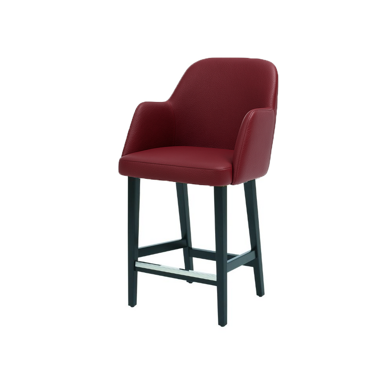 Scaun de bar piele BORDO | model PINO