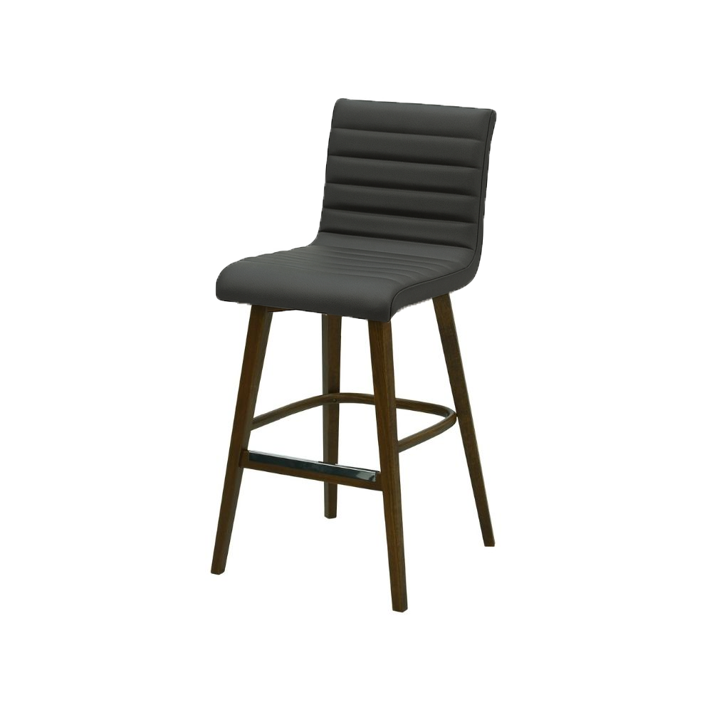 Scaun bar piele naturala BEJ | model RIGA