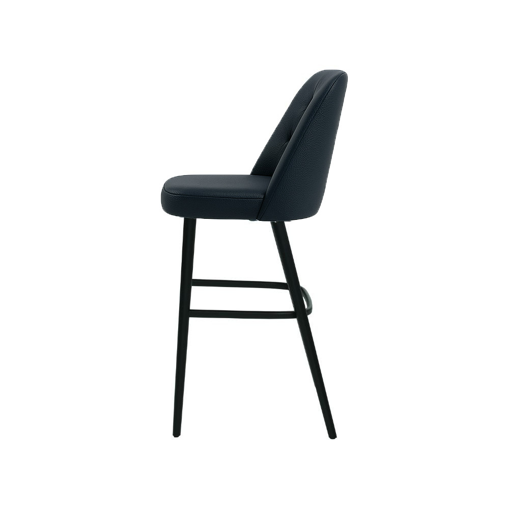 Scaun bar piele VERDE | model SCOT