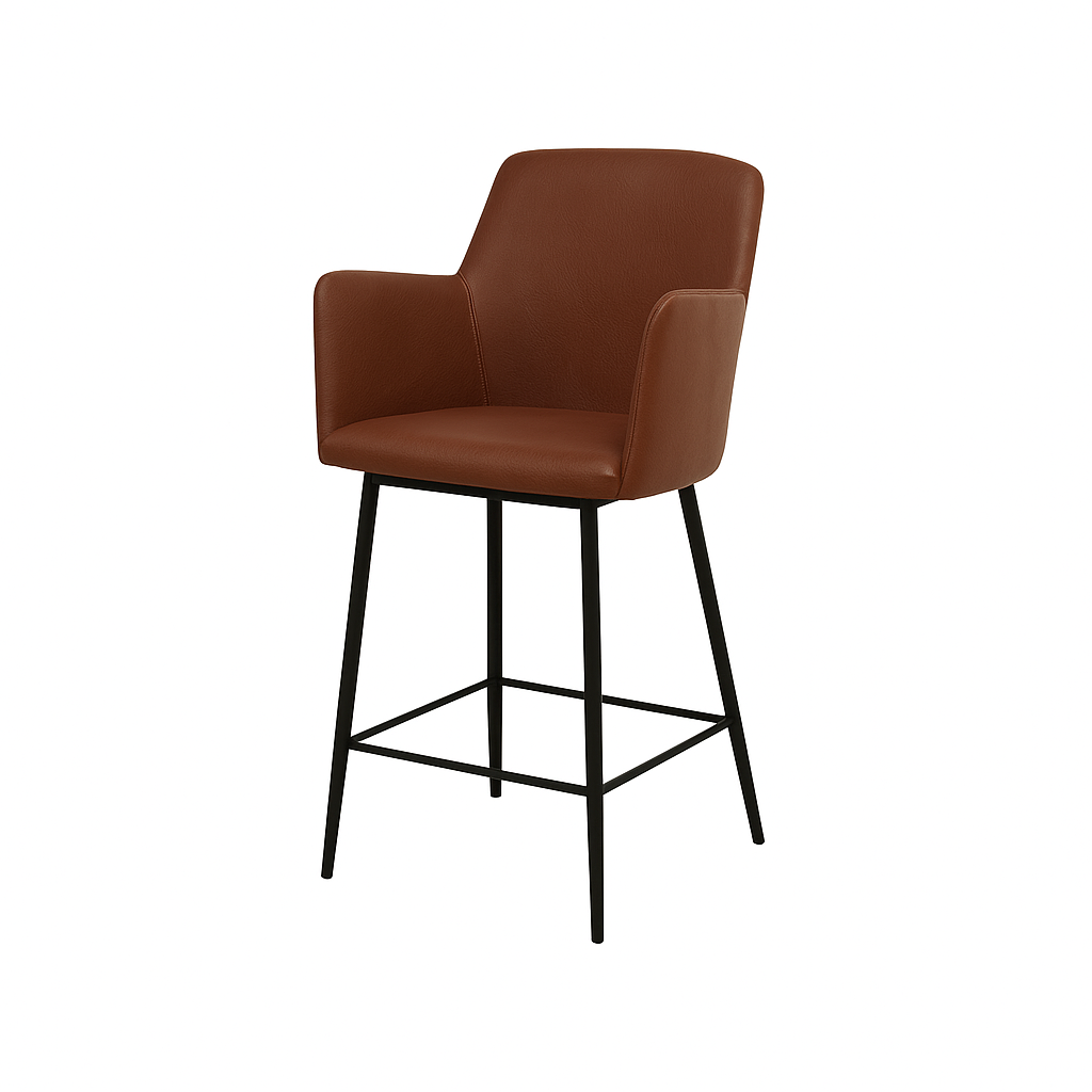 Scaun bar piele BEJ | model SIGMA