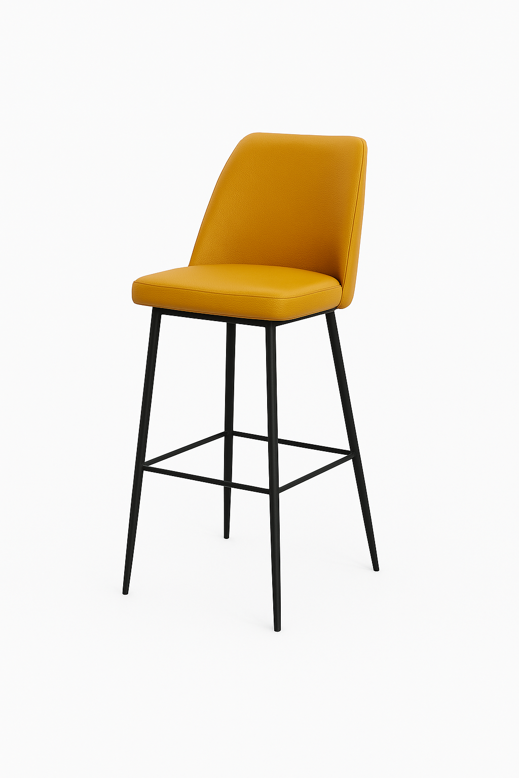 Scaun bar piele BEJ | model SOLO