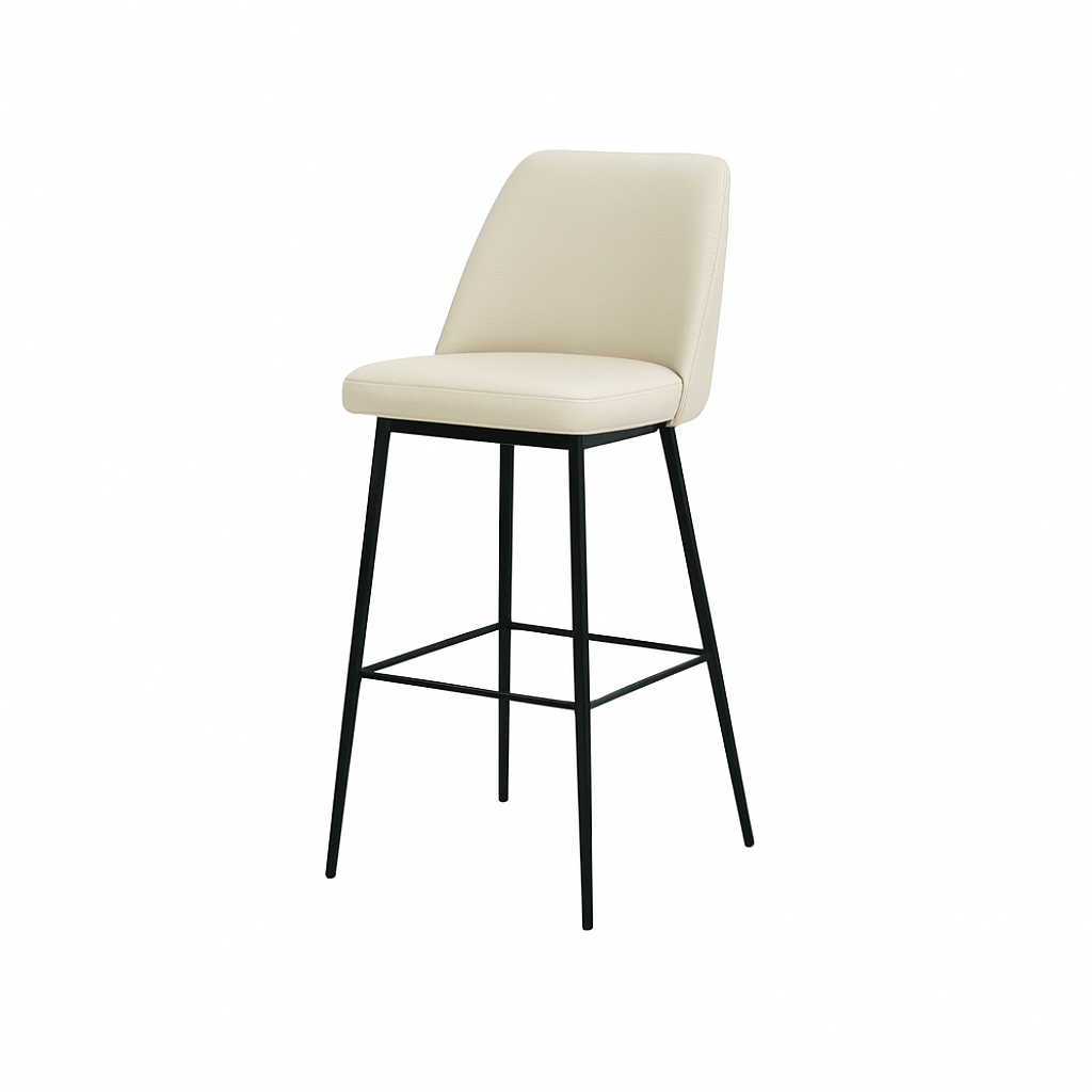 Scaun bar piele ALBASTRA | model SOLO