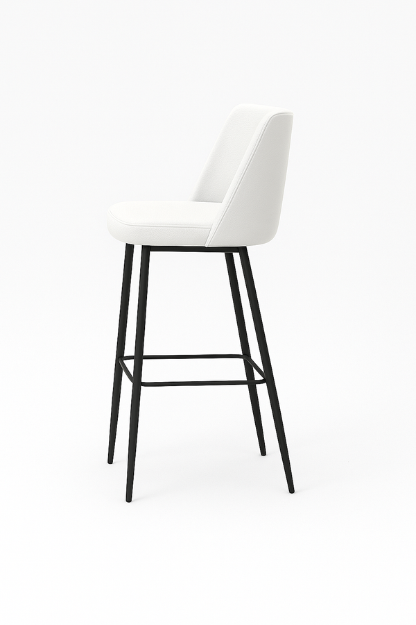 Scaun bar piele BEJ | model SOLO