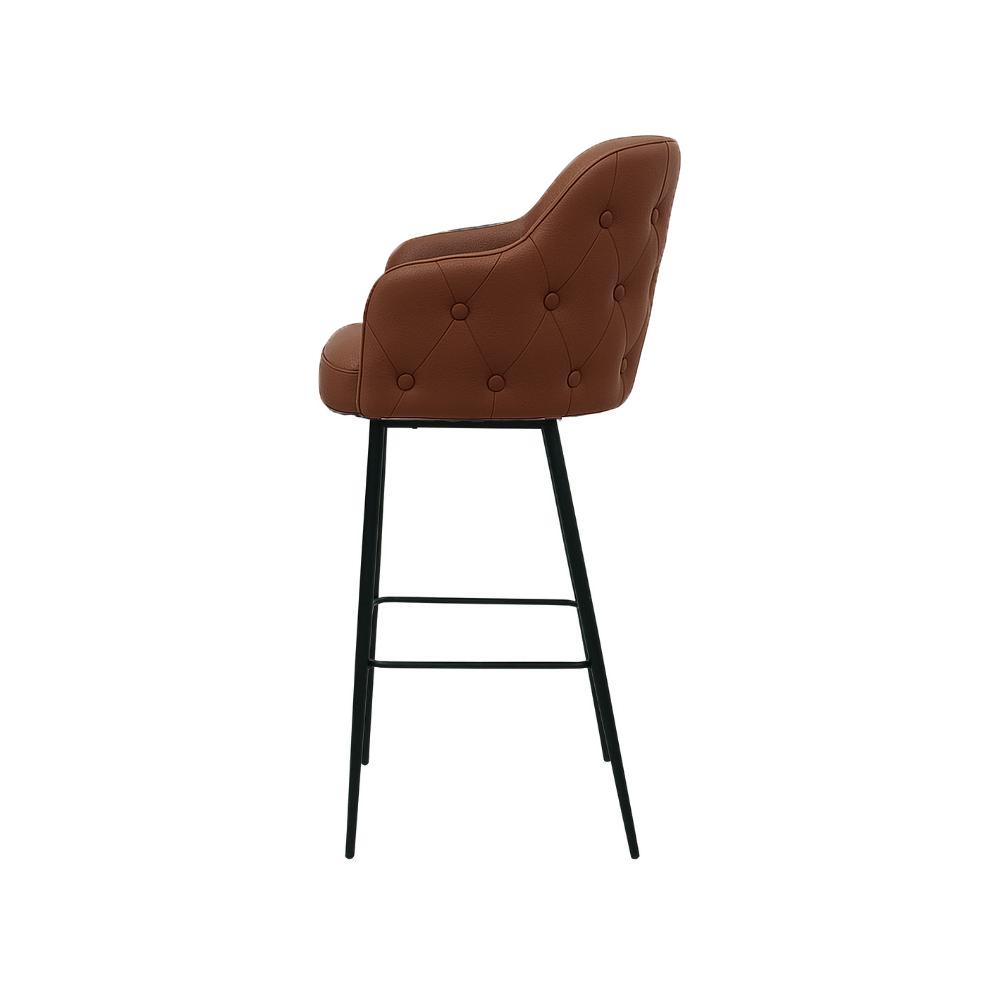 Scaun bar piele ALBASTRA | model TEONA