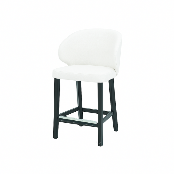 Scaun bar piele naturala BEJ | model CAPRICE