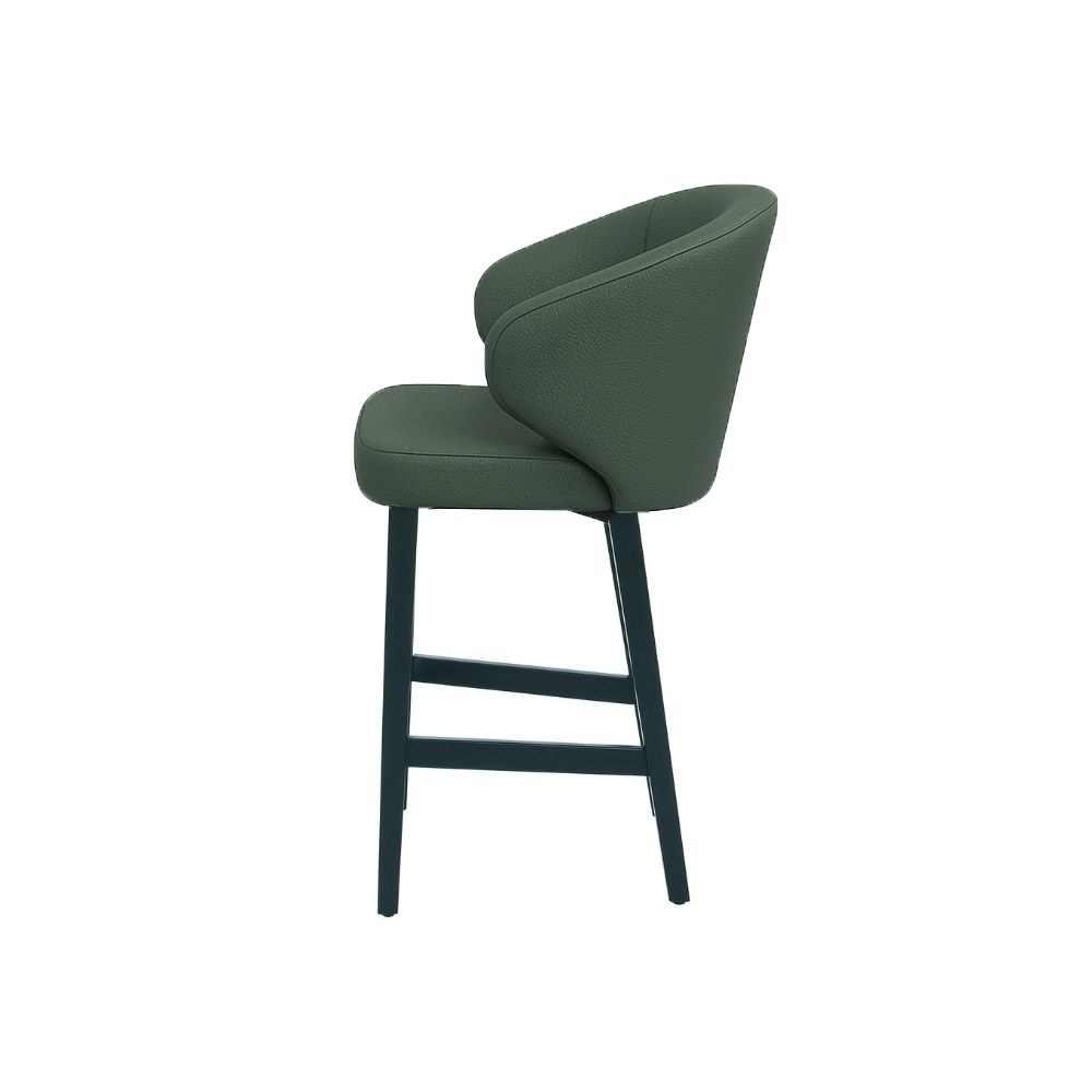 Scaun bar piele naturala BEJ | model CAPRICE