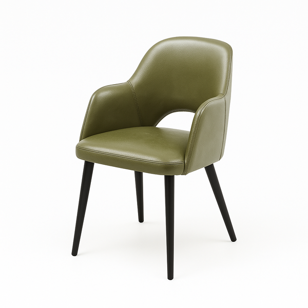 Scaun piele NEAGRA | model SUNIC